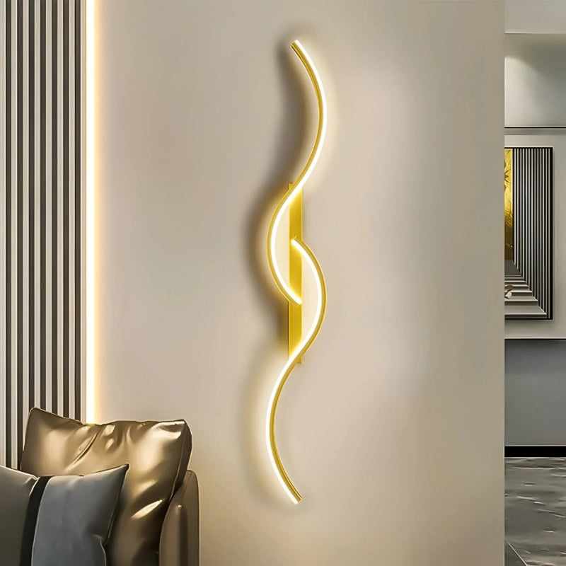Siopsrl| LINEALUX – Curved LED Wall Sconce for Modern Ambient Lighting