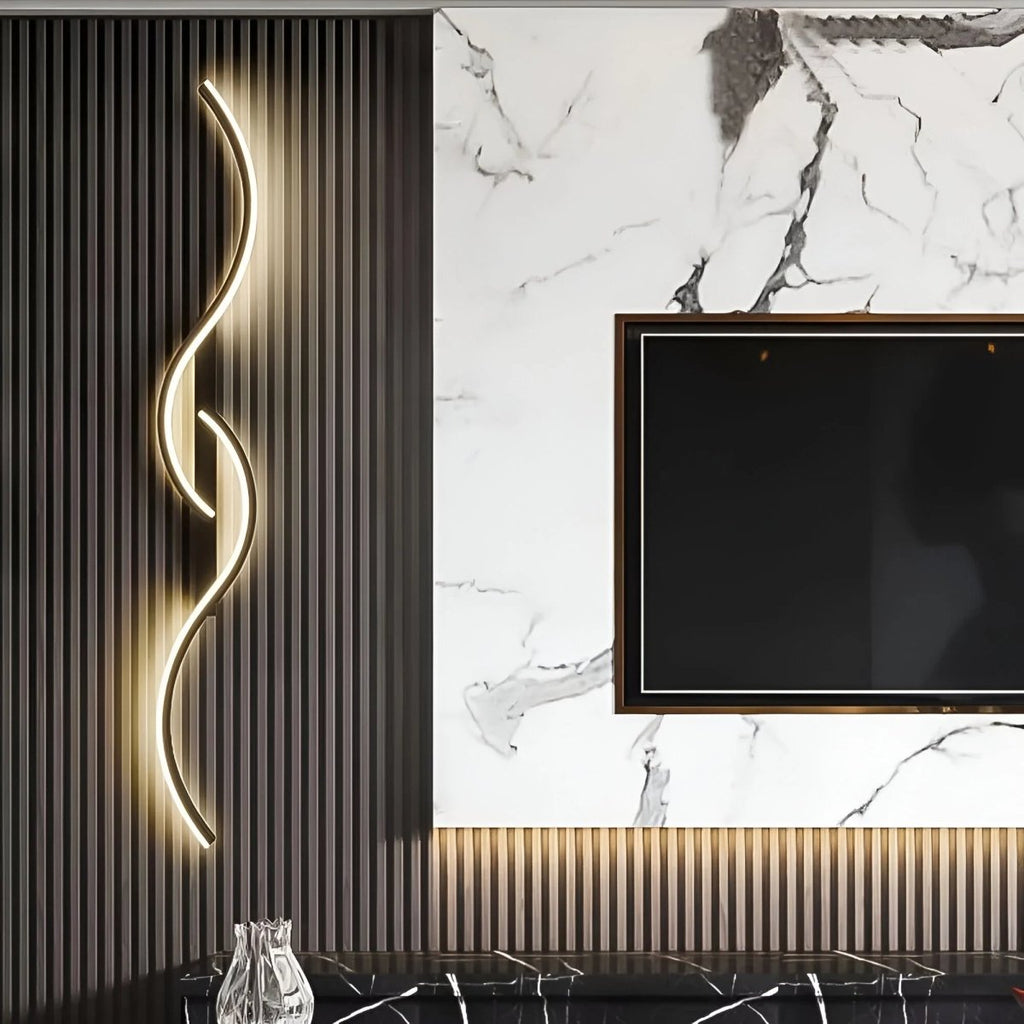 Siopsrl| LINEALUX – Curved LED Wall Sconce for Modern Ambient Lighting