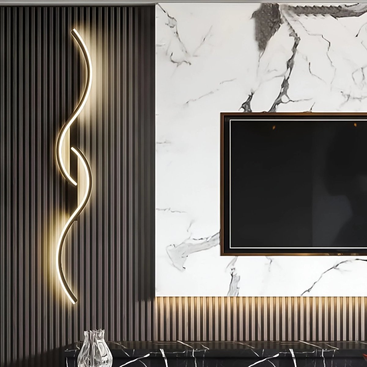 Siopsrl| LINEALUX – Curved LED Wall Sconce for Modern Ambient Lighting