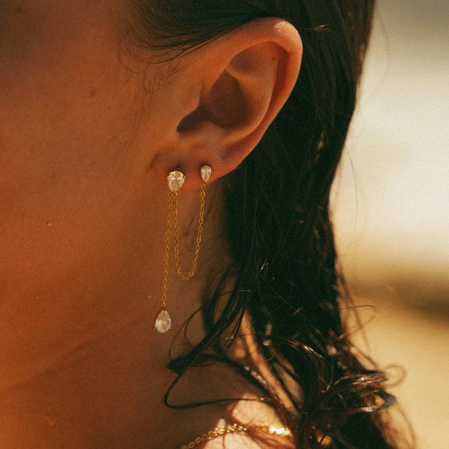 Roselle Diamond Studs