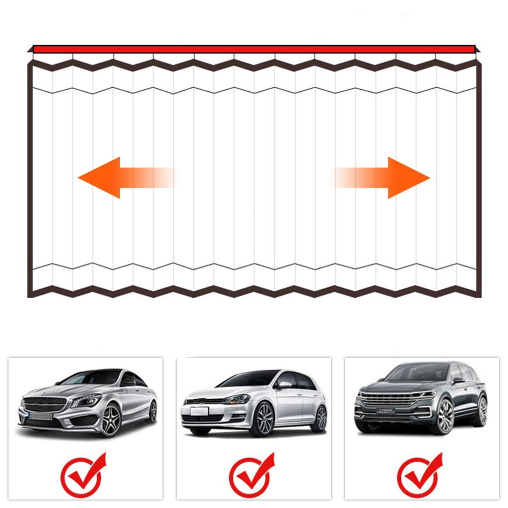 Magnetic Car Window Sliding Curtain - Car Sunshade Magnetic Side Window Curtain