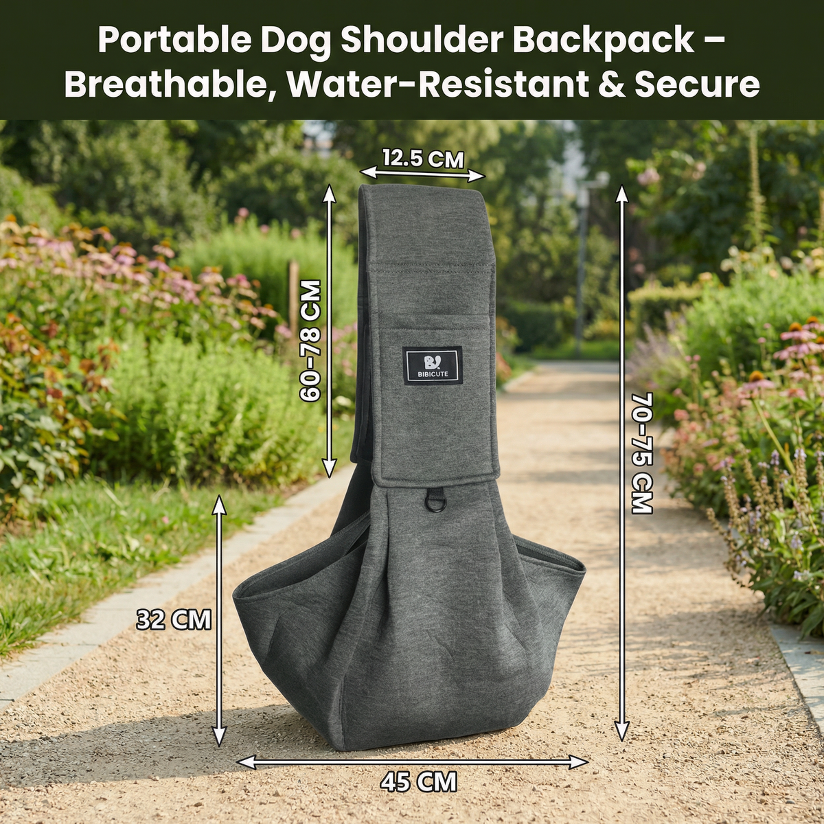 Portable Dog Shoulder Backpack – Breathable, Water-Resistant & Secure siopsrl