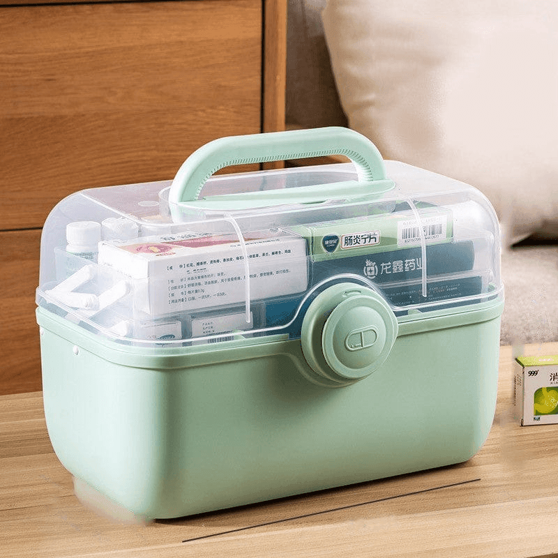 Siopsrl | MediSmart Pill Organiser – Compact Weekly Medicine Storage Box for Home & Travel