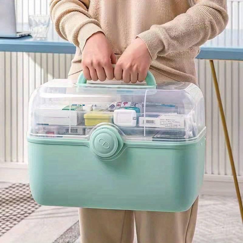 Siopsrl | MediSmart Pill Organiser – Compact Weekly Medicine Storage Box for Home & Travel