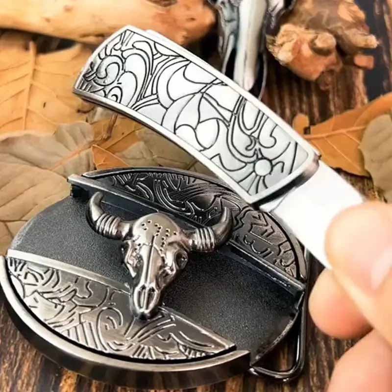 Siopsrl| Metal Oval Cowboys Belt Buckle