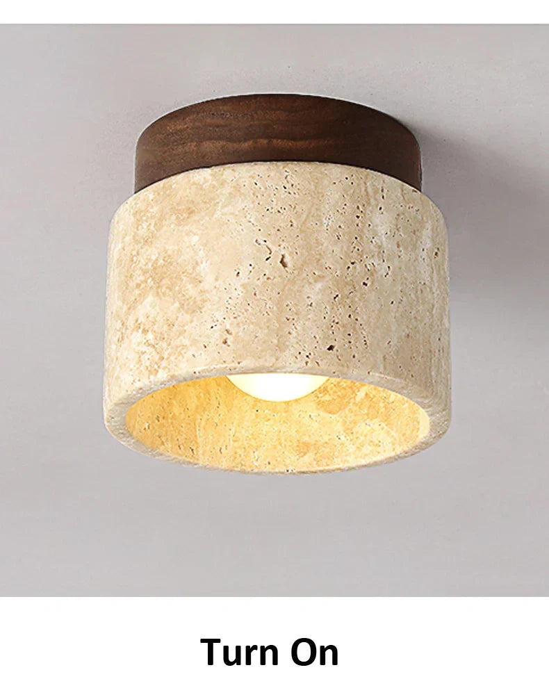 Siopsrl| Ceiling Light Marble Wood Modern Minimalist Lamp