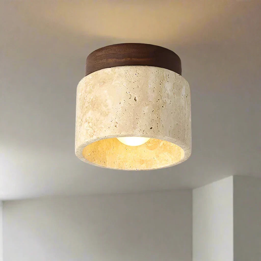 Siopsrl| Ceiling Light Marble Wood Modern Minimalist Lamp