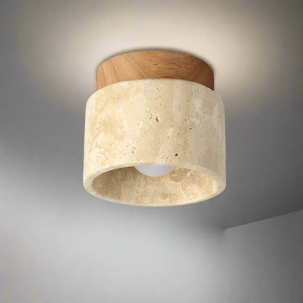 Siopsrl| Ceiling Light Marble Wood Modern Minimalist Lamp