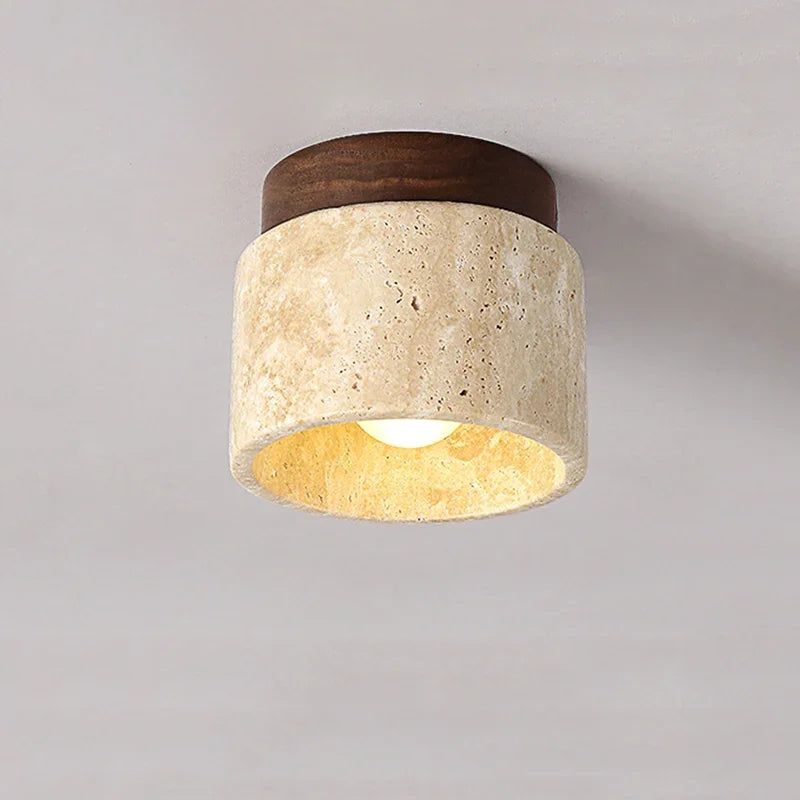 Siopsrl| Ceiling Light Marble Wood Modern Minimalist Lamp