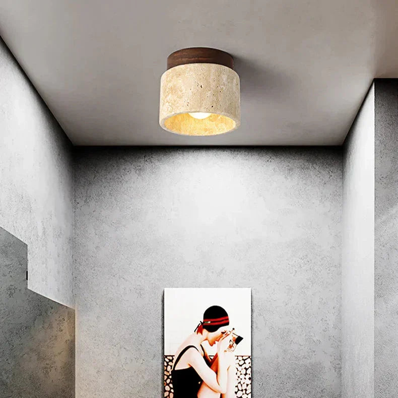 Siopsrl| Ceiling Light Marble Wood Modern Minimalist Lamp