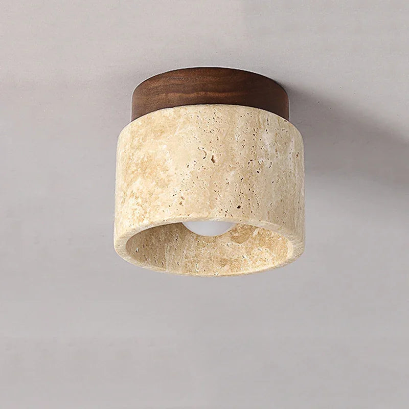 Siopsrl| Ceiling Light Marble Wood Modern Minimalist Lamp
