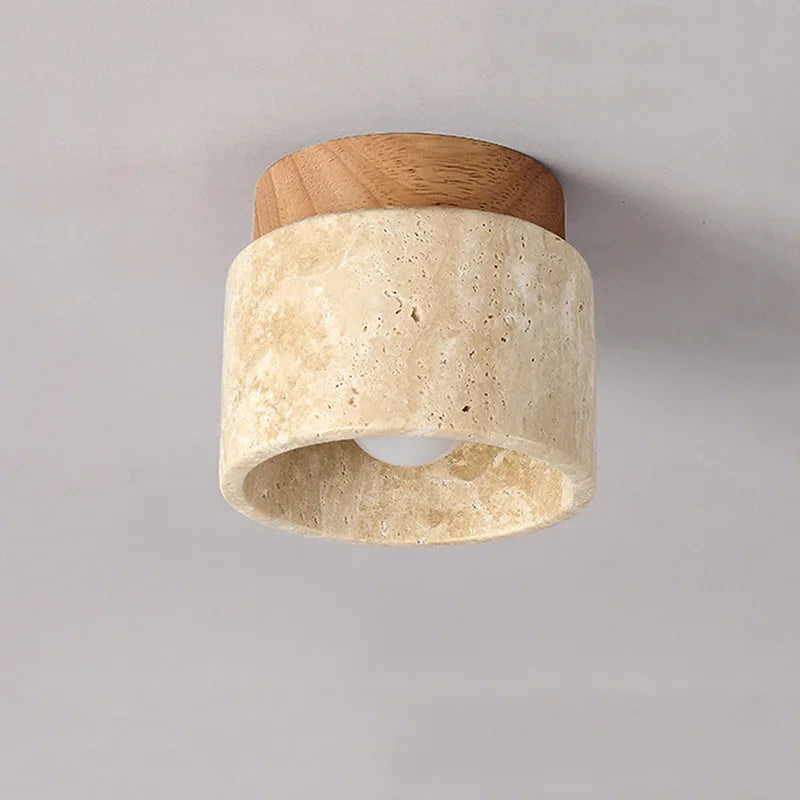 Siopsrl| Ceiling Light Marble Wood Modern Minimalist Lamp