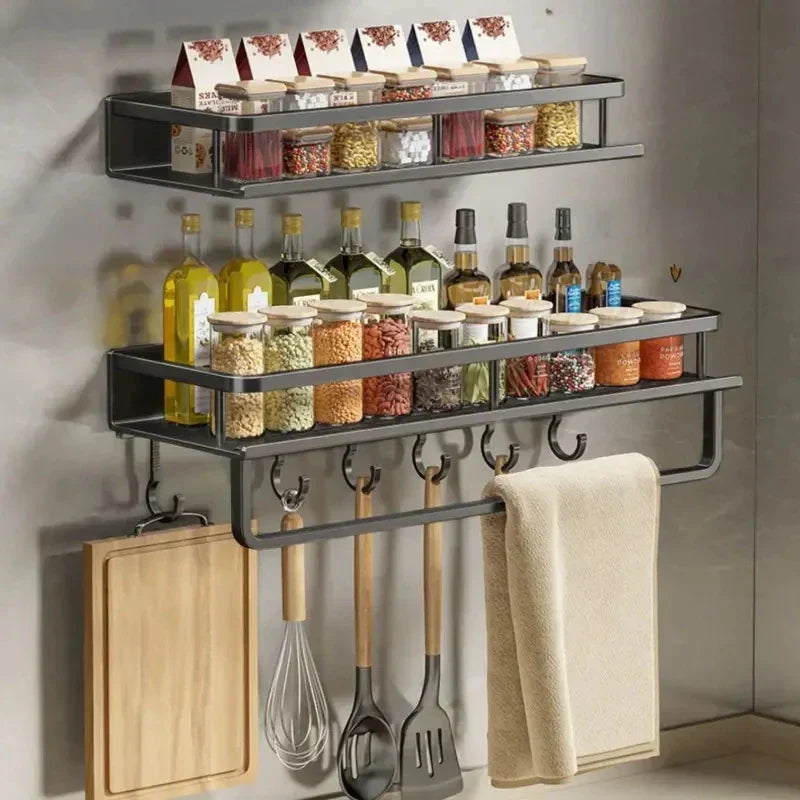Siopsrl| Modern Black Kitchen Rack - MetroRack