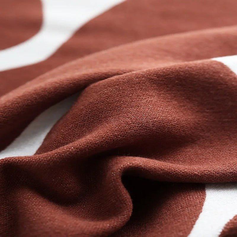 Siopsrl| Modern, Abstract Throw Blanket in Bohemian Style – Nordic Style Blanket, Bedspread, Coverlet
