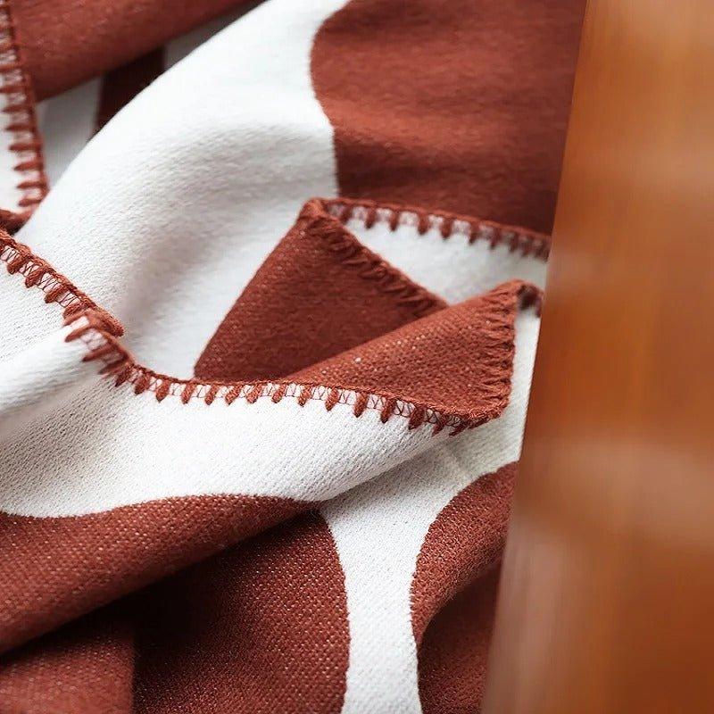 Siopsrl| Modern, Abstract Throw Blanket in Bohemian Style – Nordic Style Blanket, Bedspread, Coverlet
