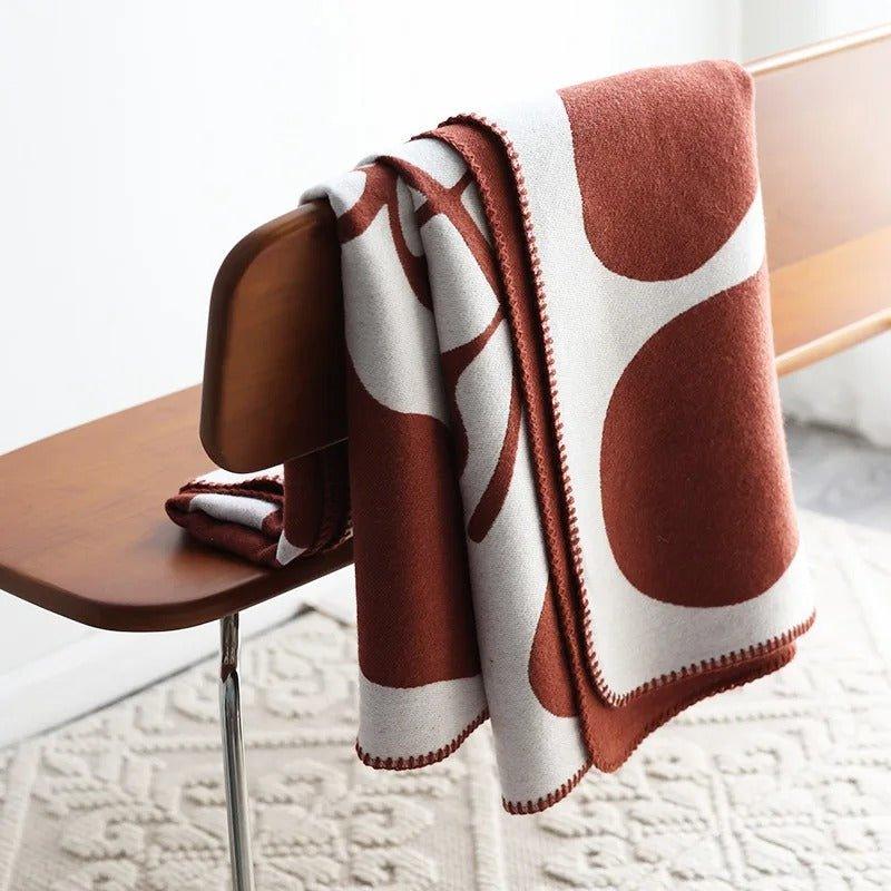 Siopsrl| Modern, Abstract Throw Blanket in Bohemian Style – Nordic Style Blanket, Bedspread, Coverlet