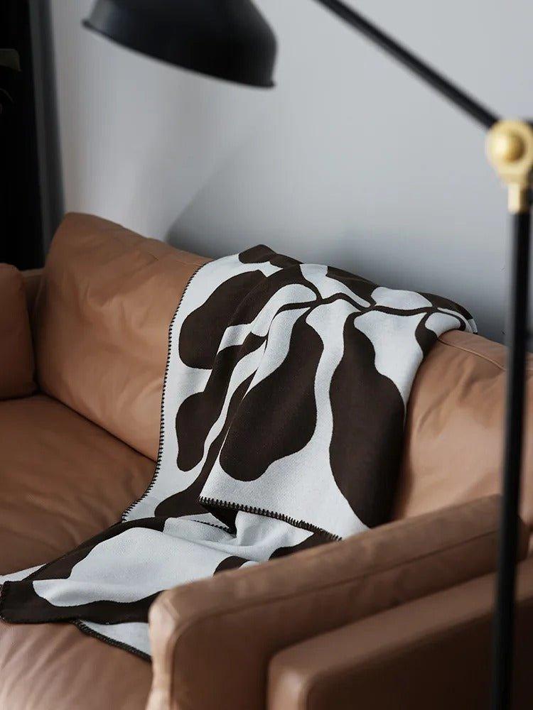Siopsrl| Modern, Abstract Throw Blanket in Bohemian Style – Nordic Style Blanket, Bedspread, Coverlet