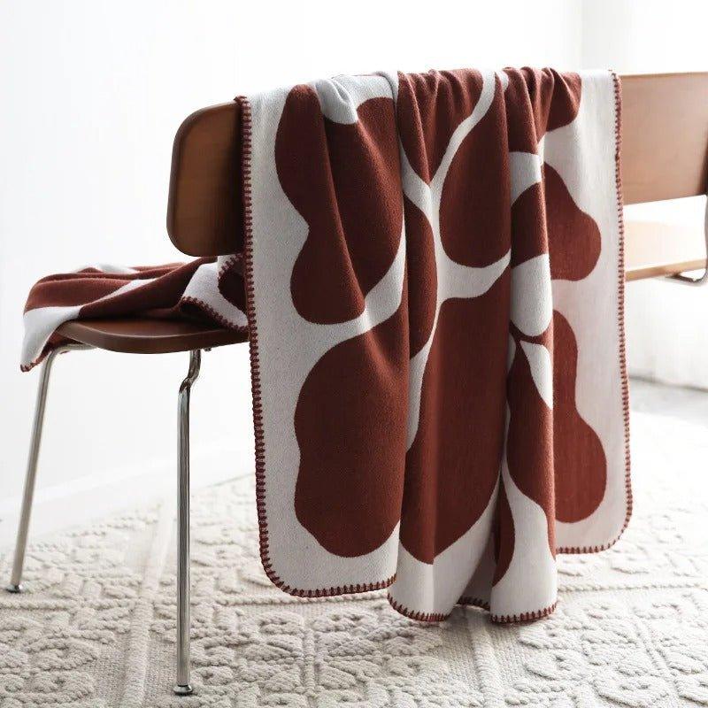 Siopsrl| Modern, Abstract Throw Blanket in Bohemian Style – Nordic Style Blanket, Bedspread, Coverlet