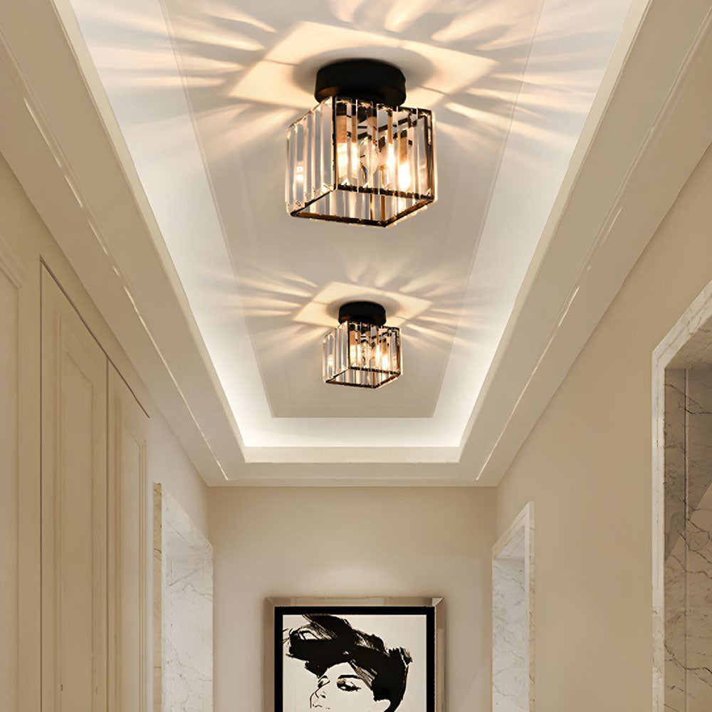 Siopsrl| Modern Crystal Ceiling Light - CrystalGlow