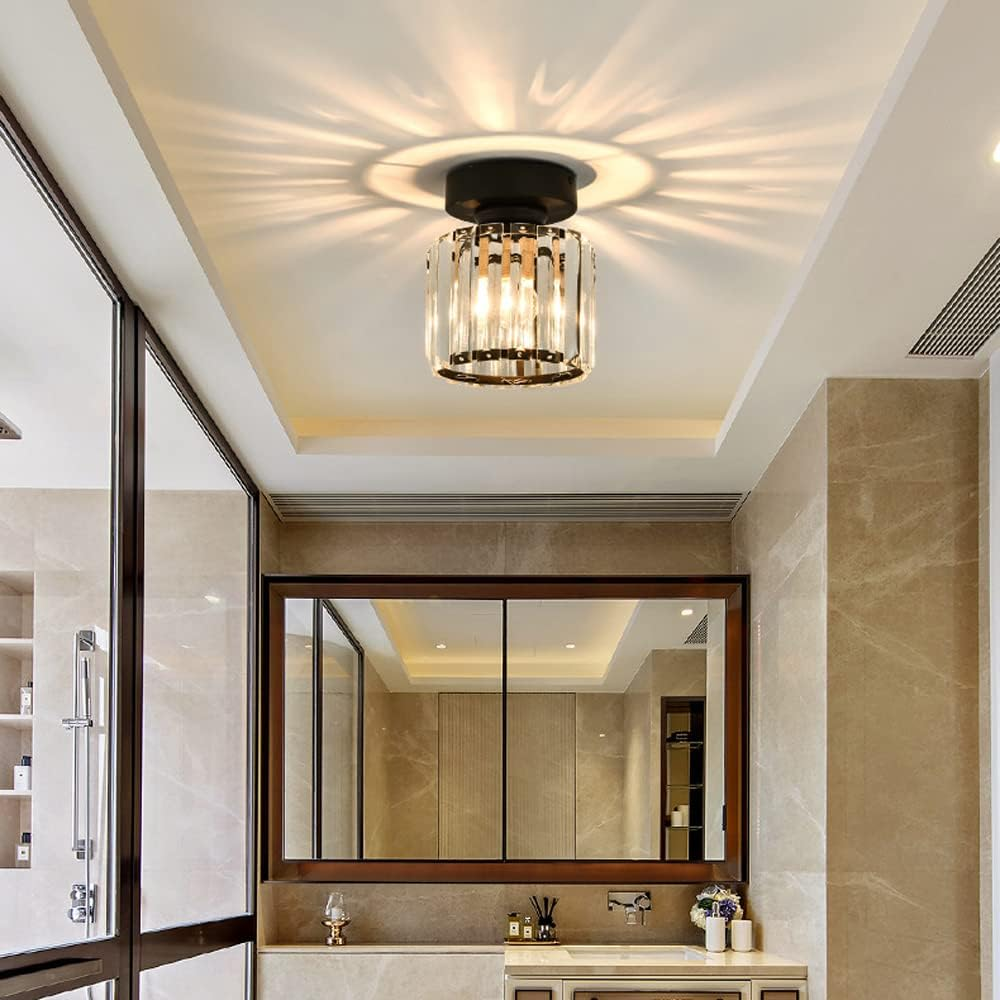 Siopsrl| Modern Crystal Ceiling Light - CrystalGlow