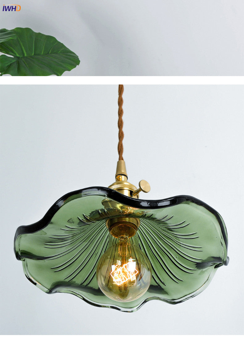 Siopsrl| NORDIC DESIGN LED HANGING LAMP | COLOURED GLASS & COPPER LIGHTING FOR BEDROOM, LIVING ROOM & BAR