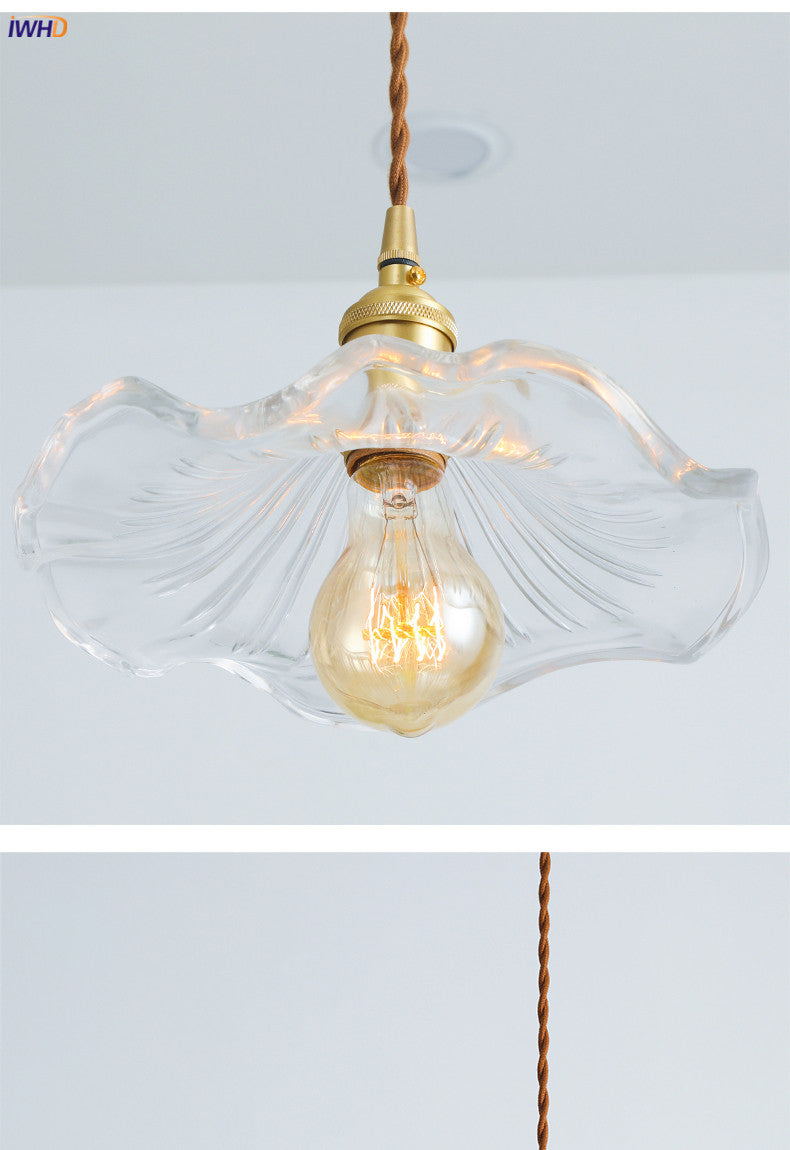 Siopsrl| NORDIC DESIGN LED HANGING LAMP | COLOURED GLASS & COPPER LIGHTING FOR BEDROOM, LIVING ROOM & BAR