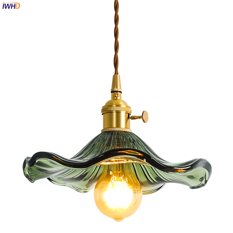 Siopsrl| NORDIC DESIGN LED HANGING LAMP | COLOURED GLASS & COPPER LIGHTING FOR BEDROOM, LIVING ROOM & BAR