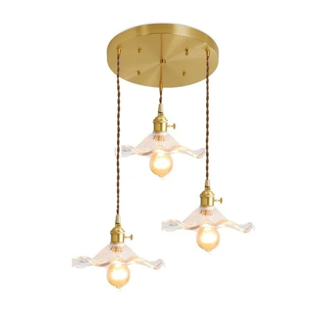 Siopsrl| NORDIC DESIGN LED HANGING LAMP | COLOURED GLASS & COPPER LIGHTING FOR BEDROOM, LIVING ROOM & BAR