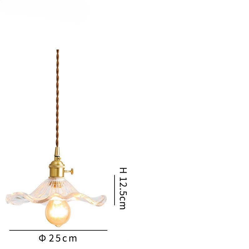 Siopsrl| NORDIC DESIGN LED HANGING LAMP | COLOURED GLASS & COPPER LIGHTING FOR BEDROOM, LIVING ROOM & BAR