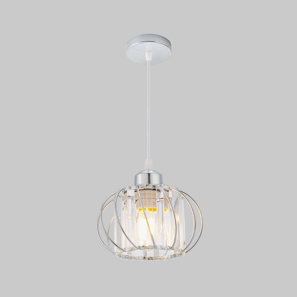 Siopsrl| Pendant Light Black Glass Globe Ceiling Fixture