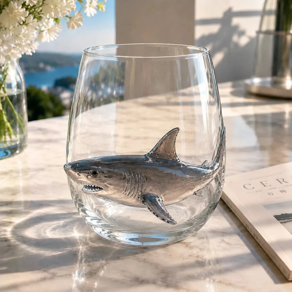 The Perfect Beach House Gif 3D Ocean Animal Artisan Glassware Collection