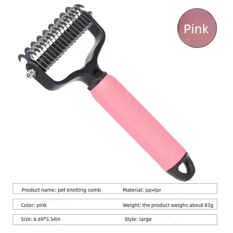 Double Sided Dog Detangling Comb