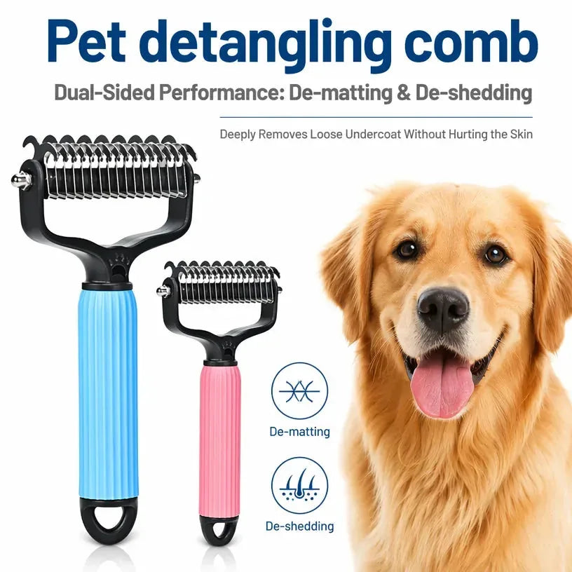 Double Sided Dog Detangling Comb