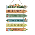 Rustic Wooden Garden Hanging Sign Wall Decor Plaque🏡🪧