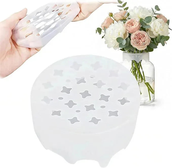 Silicone Blossom Grid Flower Arranger 3 Pack
