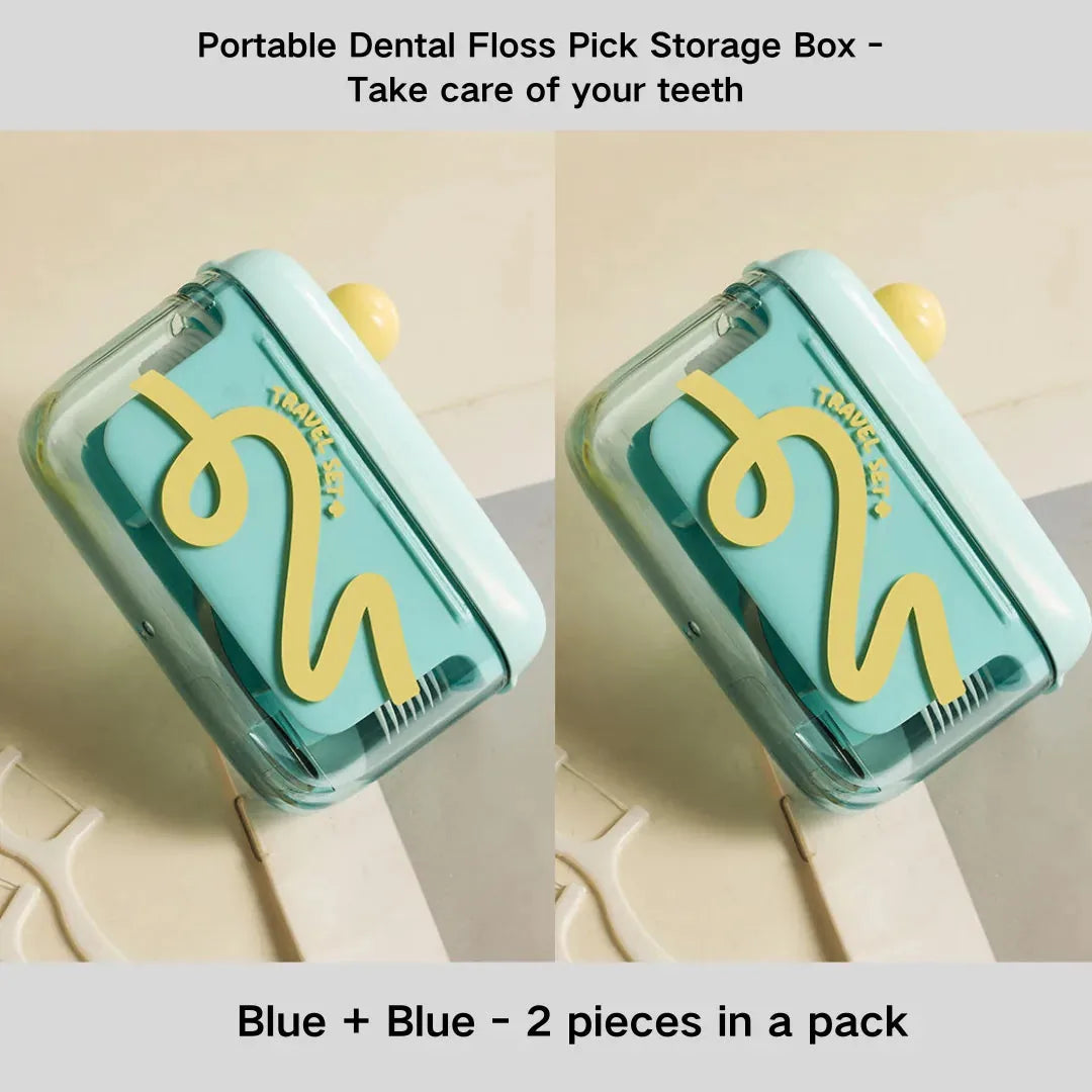 Portable Dental Floss Pick Storage Box