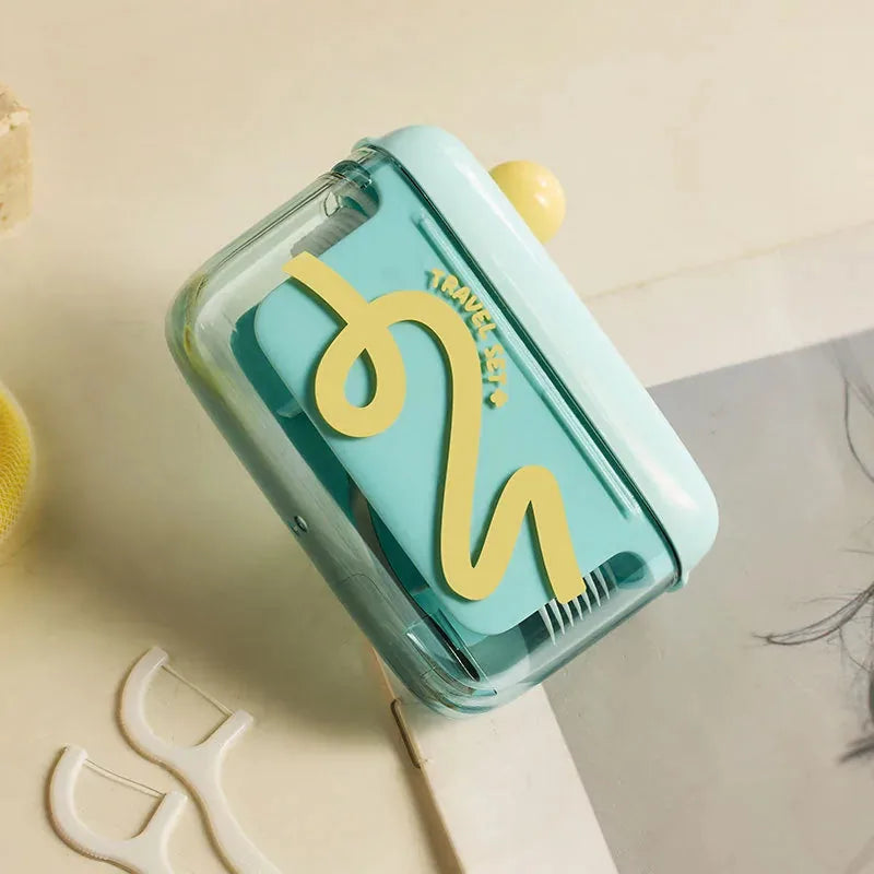 Portable Dental Floss Pick Storage Box