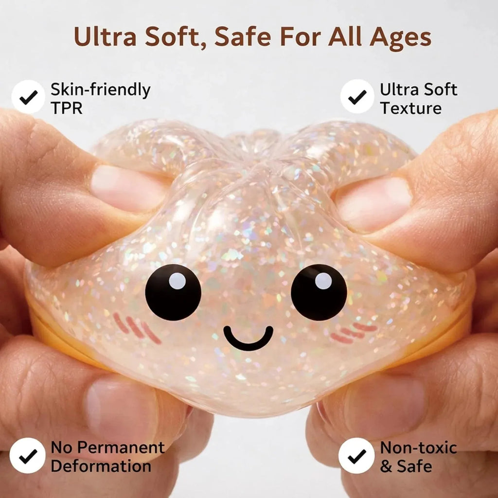 Glitter Dumpling Squishy -  Random-4/12PCS