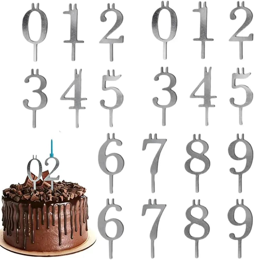 Reusable Number Candle Holder Set-(2SETS)