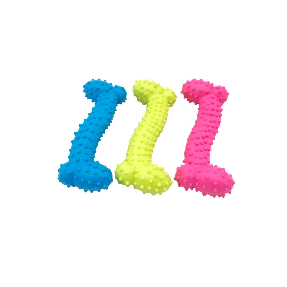 Siopsrl Textured Rubber Dog Toy for Chewing & Dental Play