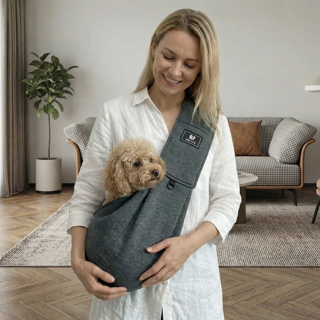Portable Dog Shoulder Backpack – Breathable, Water-Resistant & Secure siopsrl