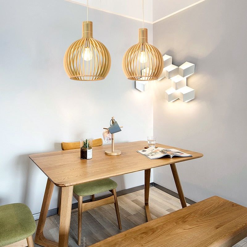 Siopsrl| Handmade Wooden Pendant Light