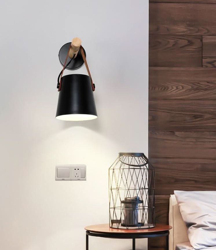 Siopsrl| Wooden Nordic Wall Lamp – Minimalist Hanging Light Fixture