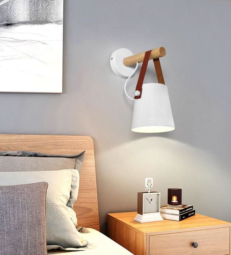 Siopsrl| Wooden Nordic Wall Lamp – Minimalist Hanging Light Fixture