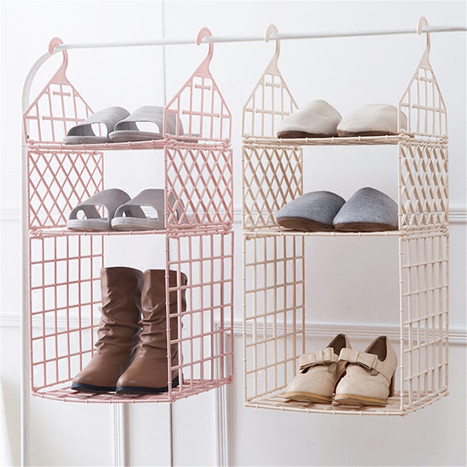 Siopsrl| Foldable Wardrobe Multilayer Storage Rack