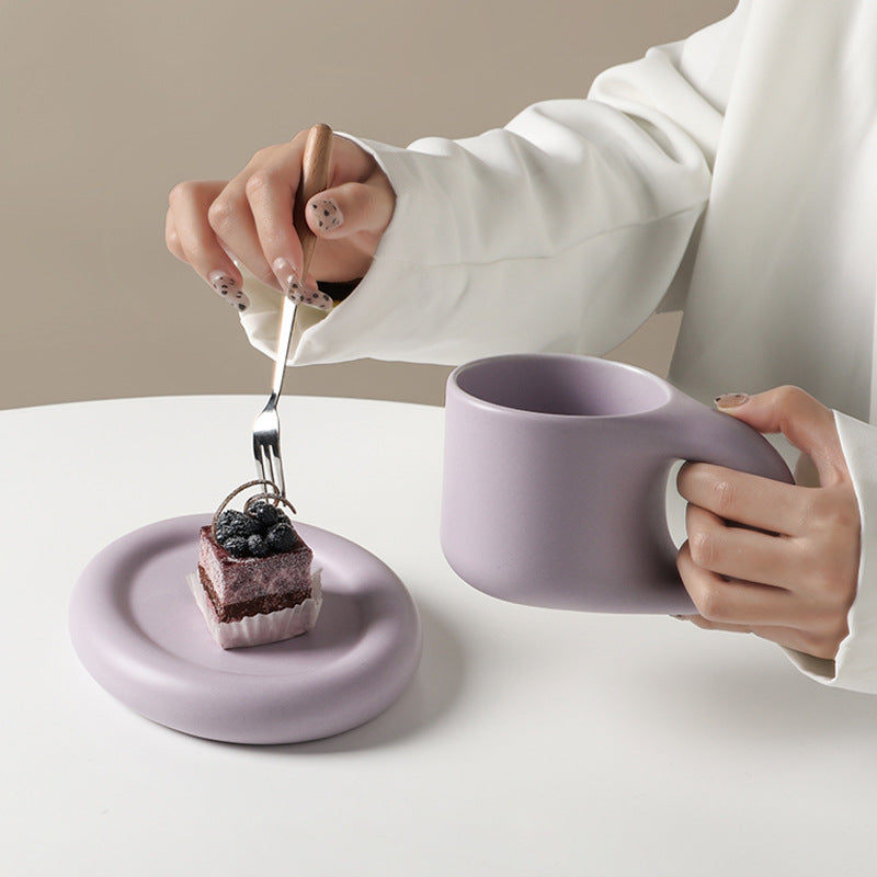 Siopsrl| Nordic Ceramic Handle Handmade Mug