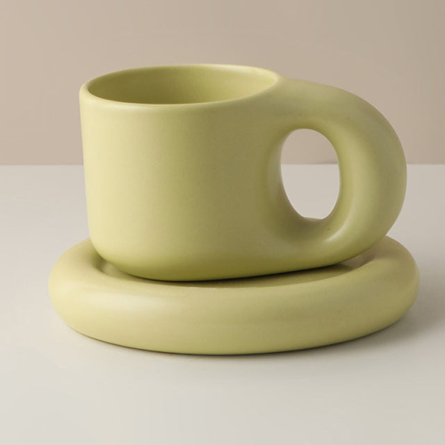Siopsrl| Nordic Ceramic Handle Handmade Mug