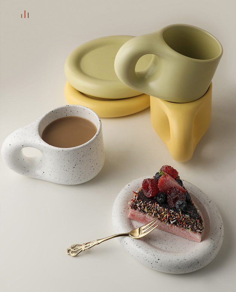 Siopsrl| Nordic Ceramic Handle Handmade Mug