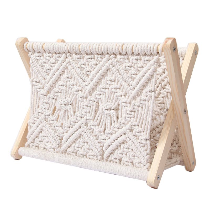 Siopsrl| Nordic Cotton Foldable Magazine Holder