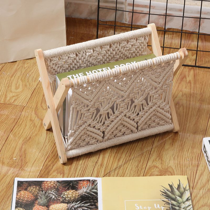 Siopsrl| Nordic Cotton Foldable Magazine Holder